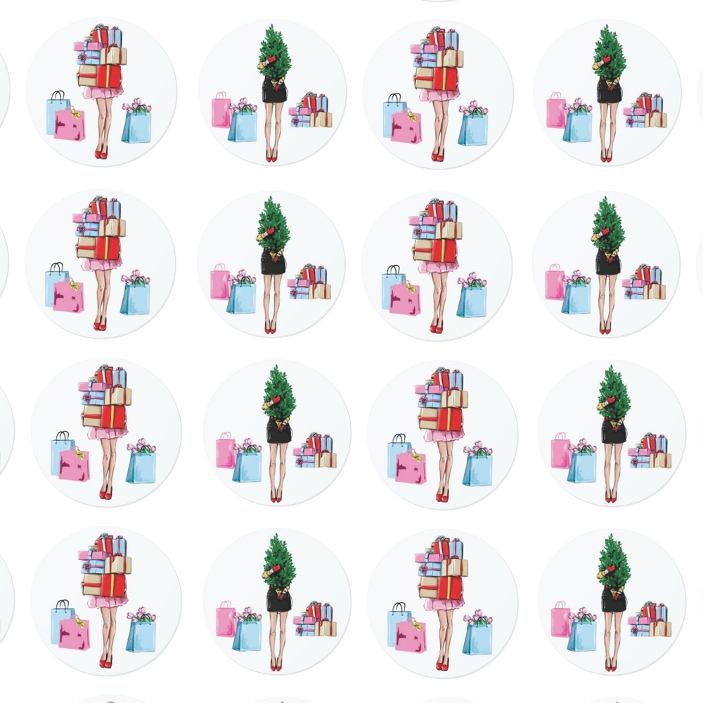 x100 Fashion Handbag Sticker Seals Handmade Fashion Girl Scrapbook Stick…